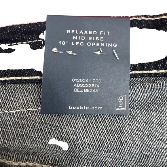 BKE Tyler Jeans - Men's 36x36 - Relaxed Fit Stretch - Bezak Color - NWT - Picture 10 of 14